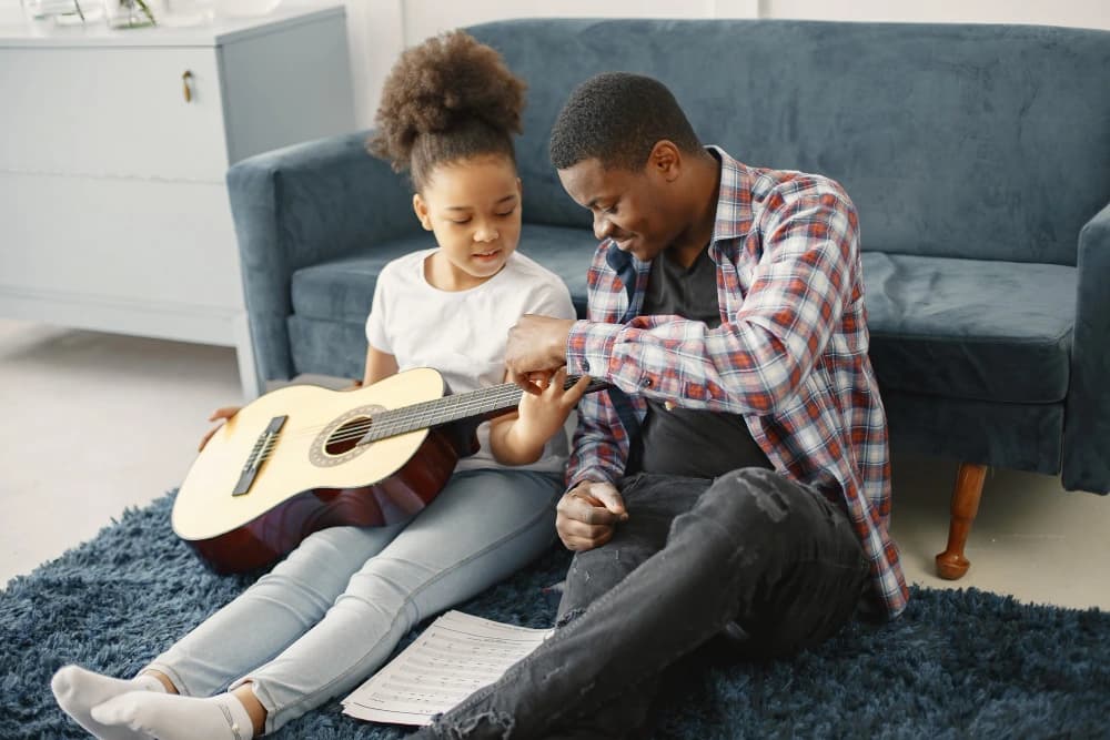 Music tutoring session